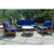 Anderson Teak SouthBay Deep Seating 5-Pieces Conversation Set C-Canvas Natural