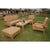 Anderson Teak Brianna 5-Pieces Deep Seating Sofa Set-Canvas Natural