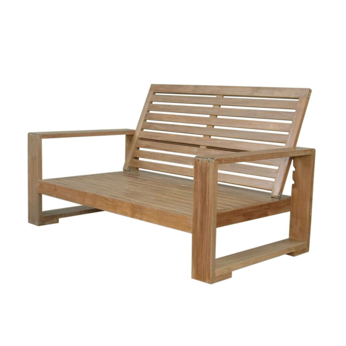 Anderson Teak Capistrano Deep Seating Loveseat-Linen Antique Beige