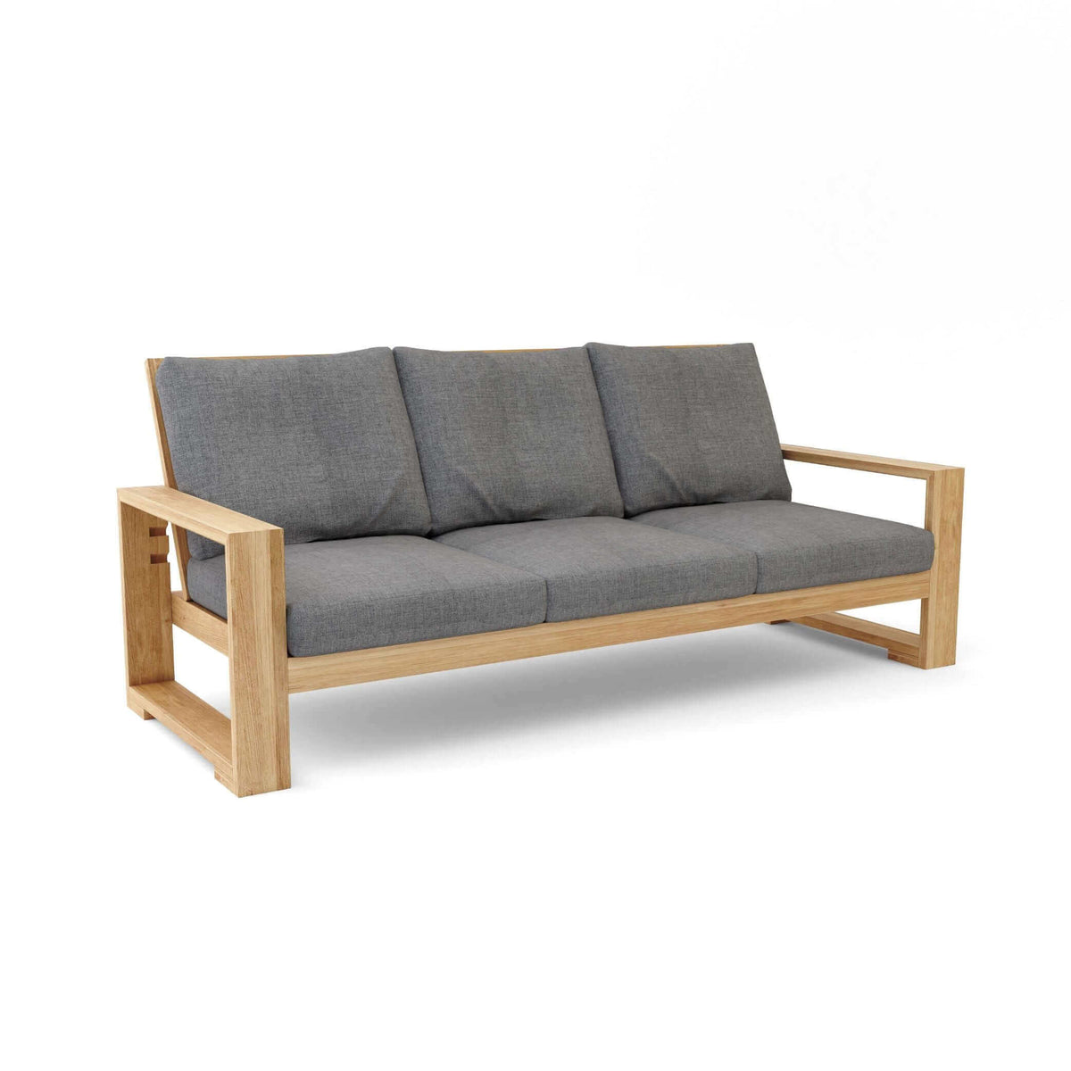 Anderson Teak Capistrano Deep Seating Sofa-Cast Charcoal