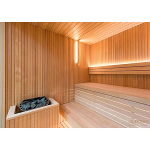 Auroom Libera Glass DIY Sauna Cabin Kit-Aspen Wood