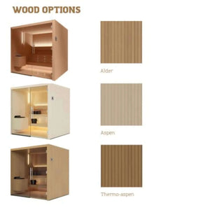 Auroom Libera Wood DIY Sauna Cabin Kit-Aspen Wood