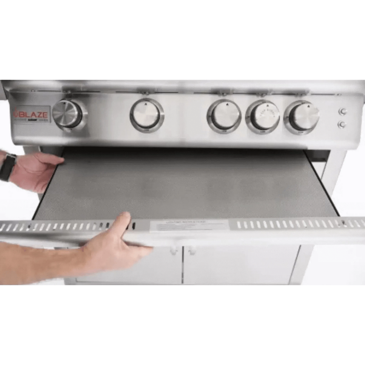 Blaze Premium LTE Marine Grade  32" 4-Burner Gas Grill with Rear Burner and Built-in Lighting System-