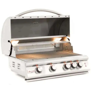 Blaze Premium LTE Marine Grade  32" 4-Burner Gas Grill with Rear Burner and Built-in Lighting System-Natural Gas