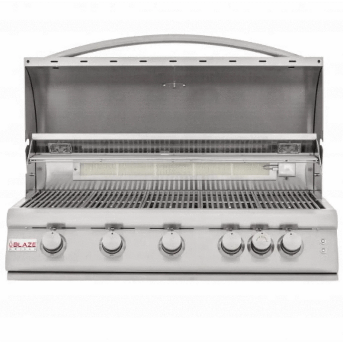 Blaze Premium LTE 40" 5-Burner Gas Grill with Rear Burner and Built-in Lighting System-Liquid Propane