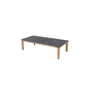 Cane-Line Table Top 120X60 cm-Fossil black, ceramics