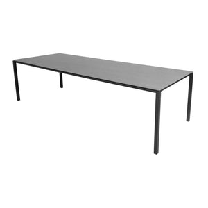 Cane-Line Table Top 280X100 cm-Basalt, ceramics