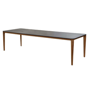 Cane-Line Table Top 280X100 cm-Fossil black, ceramics