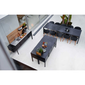 Cane-Line Drop Kitchen Table Top Incl. Sink And Fixtures-