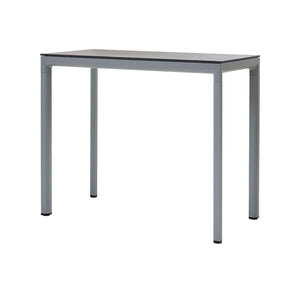 Cane-Line Drop Bar Table Base, 150X75 cm-Light grey, aluminium