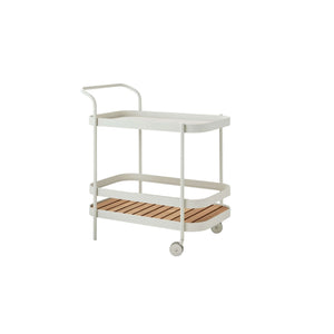 Cane-Line Roll Bar Trolley Incl. Teak Table Top-