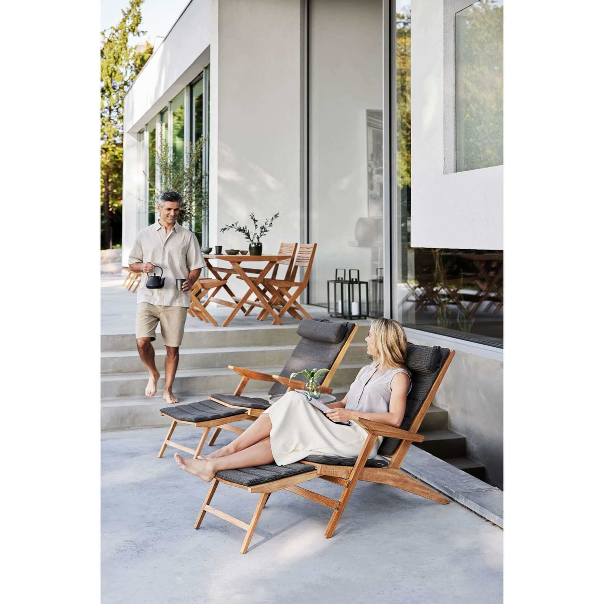 Cane-Line Flip Deck Chair-