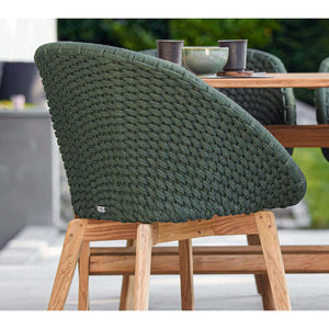 Cane-Line Peacock Chair W/Teak Legs-