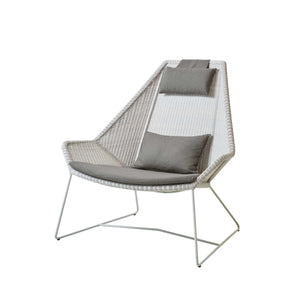 Cane-Line Breeze Highback Chair-White grey, Cane-line Weave