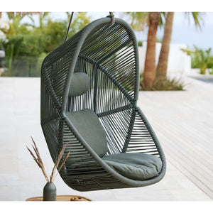 Cane-Line Hive Hanging Chair-Dusty green, Cane-line Weave