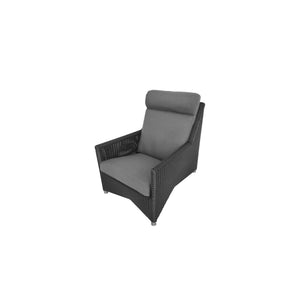 Cane-Line Diamond Highback Chair-Graphite, Cane-line Weave frame