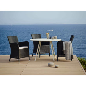 Cane-Line Area Table, Dia. 110 cm-