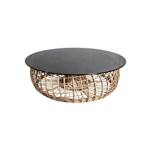Cane-Line Nest Coffee Table/Footstool Large-