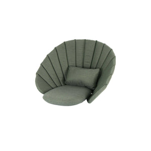Cane-Line Peacock Lounge Chair Cushion Set-Dark Grey Cane-line Focus