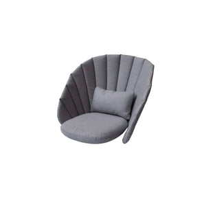 Cane-Line Peacock Lounge Chair Cushion Set-Light Grey Cane-line Focus