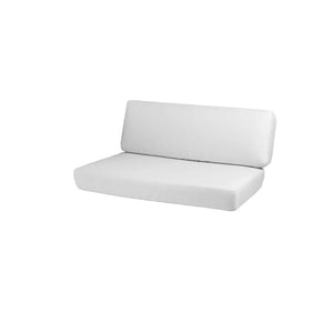 Cane-Line Savannah 2-Seater Sofa Right Module Cushion Set-White, Cane-line Natté