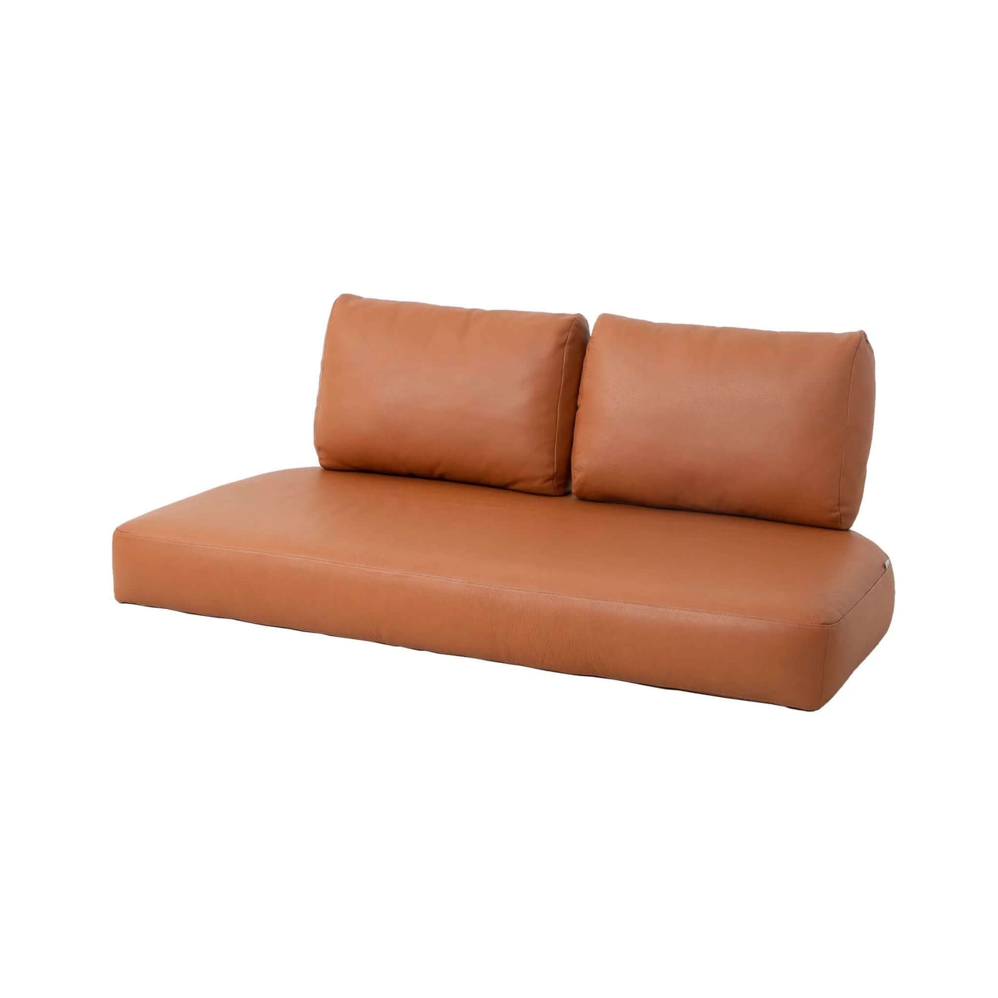 Cane-Line Nest 2-Seater Sofa Cushion Set Indoor/Outdoor-Cognac, leather