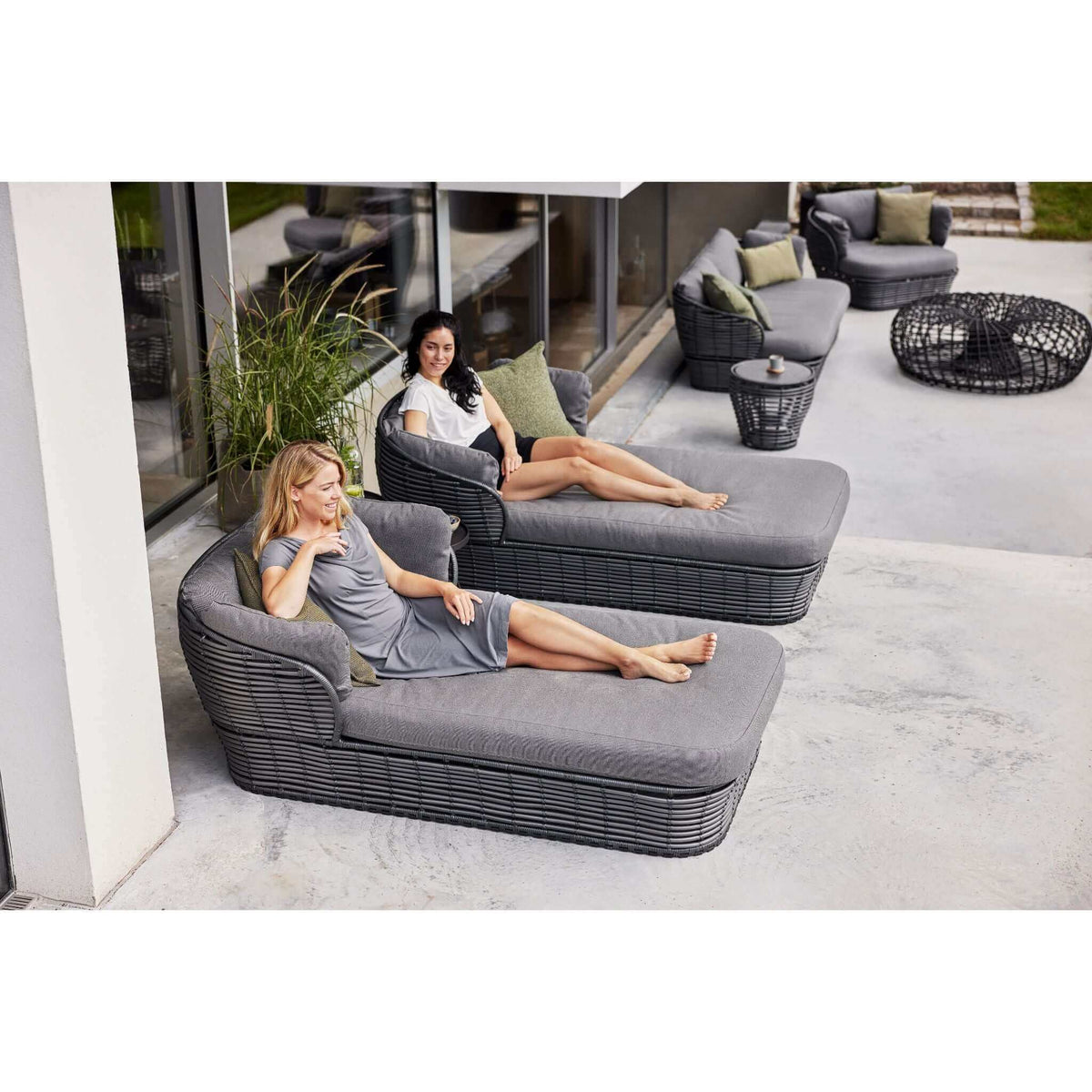 Cane-Line Basket Daybed-Natural, Cane-line Weave