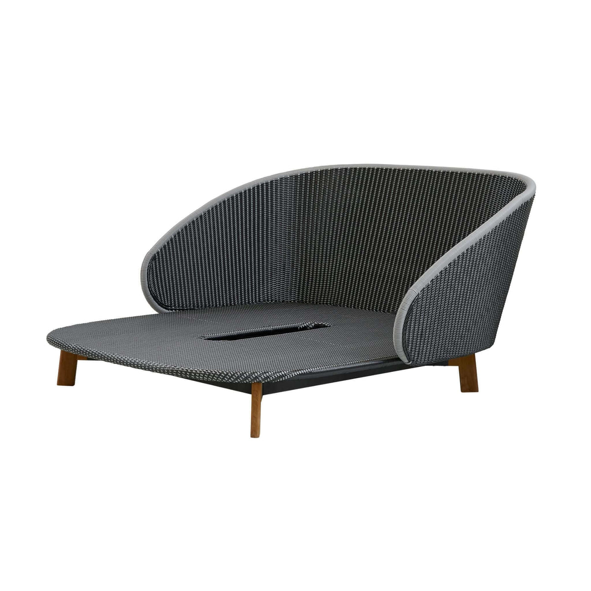 Cane-Line Peacock Daybed W/Teak Legs Incl. Table-