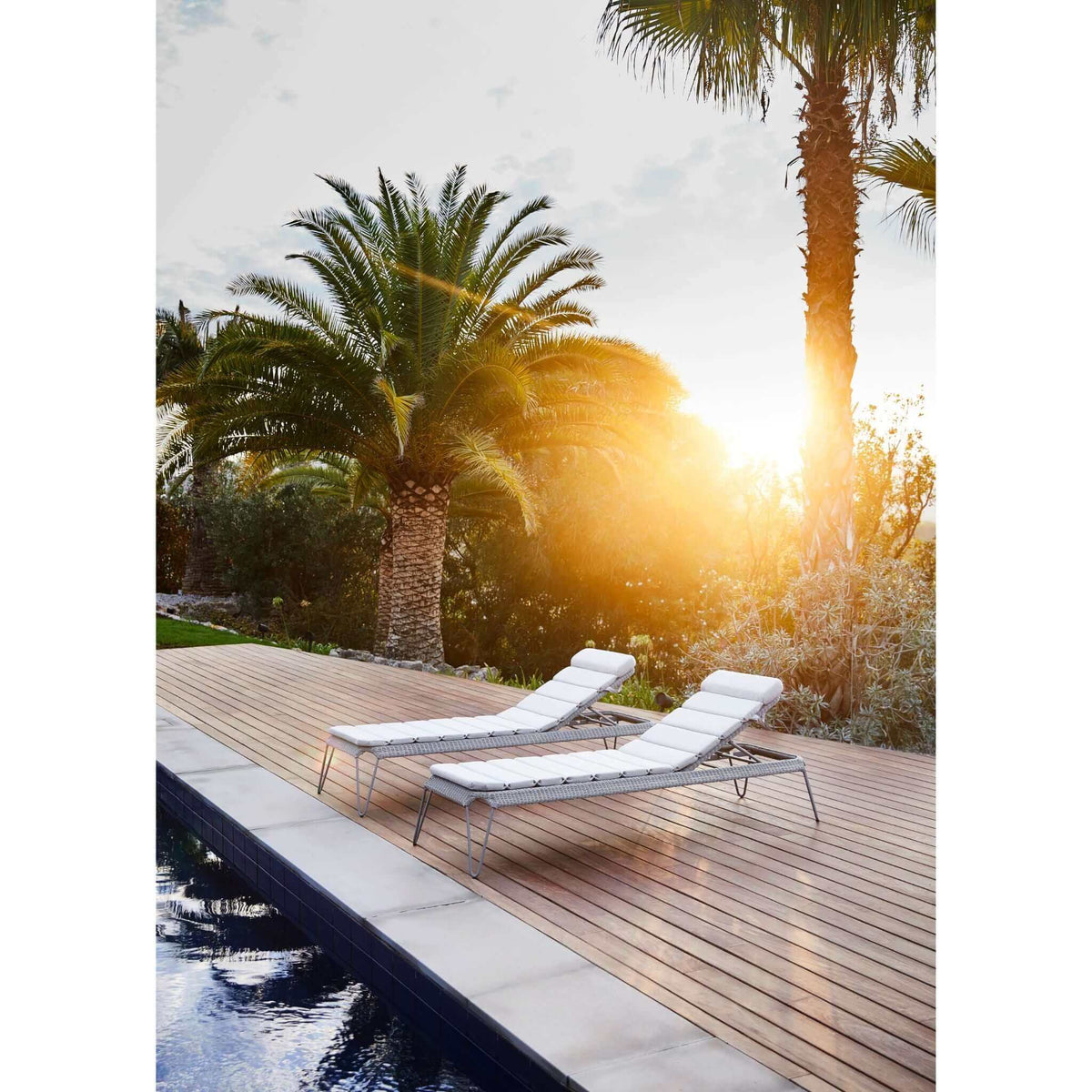 Cane-Line Breeze Sunbed, Stackable-