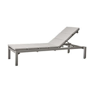 Cane-Line Relax Sunbed, Stackable-Light grey, Cane-line Tex