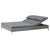 Cane-Line Rest Sunbed Double-Grey, Cane-line Tex