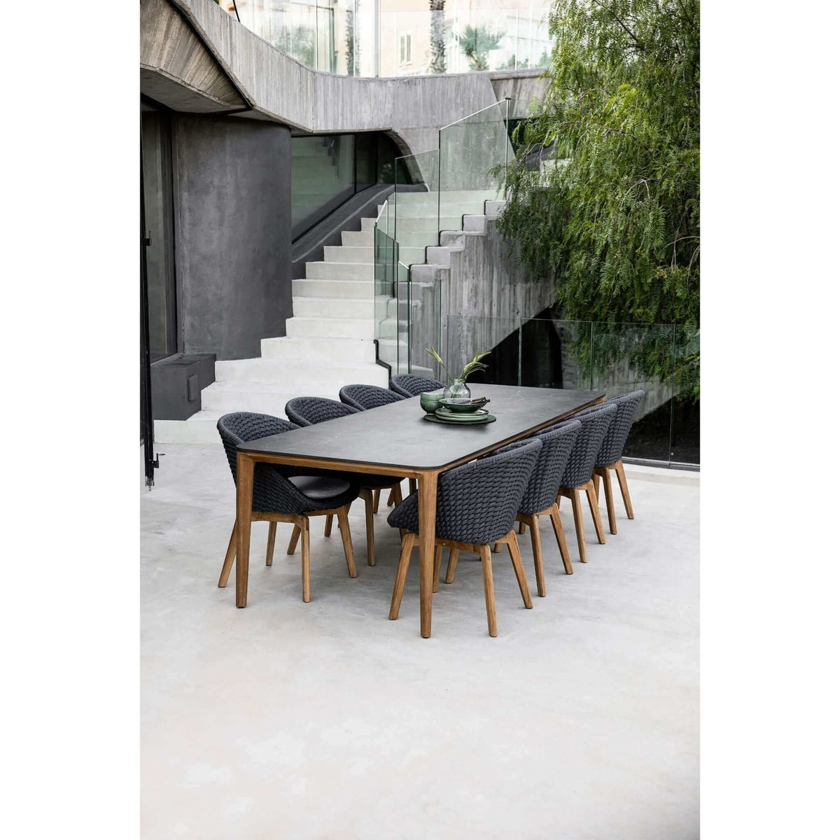 Cane-Line Aspect Dining Table Base, 280X100 cm-