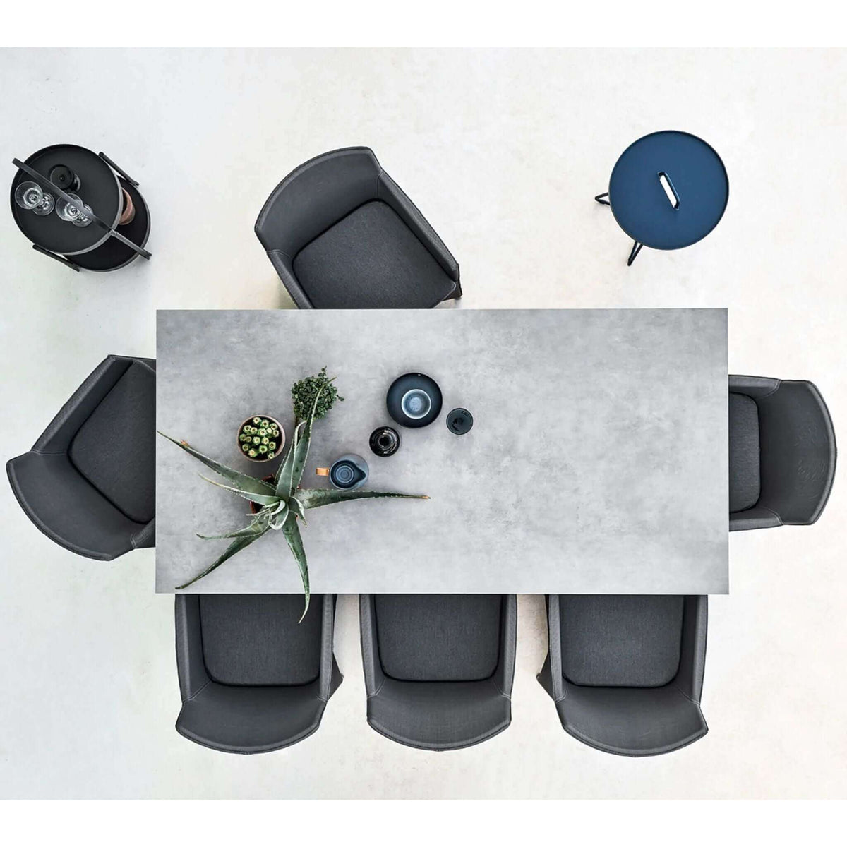 Cane-Line Pure Dining Table Base, 200X100 cm-