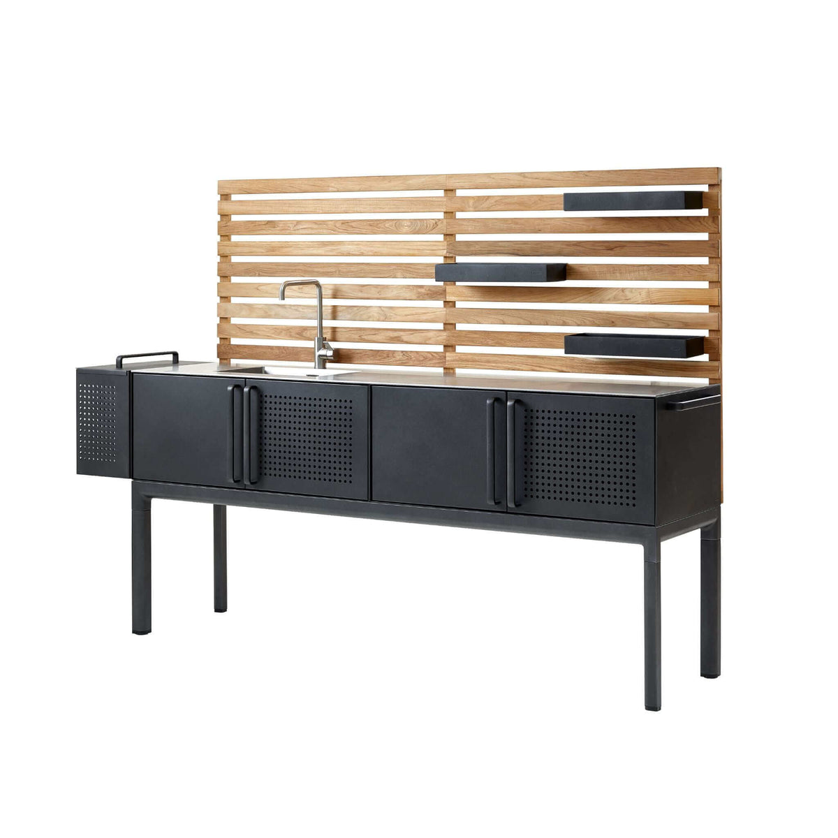 Cane-Line Drop Kitchen Module Incl. 3 Shelves-