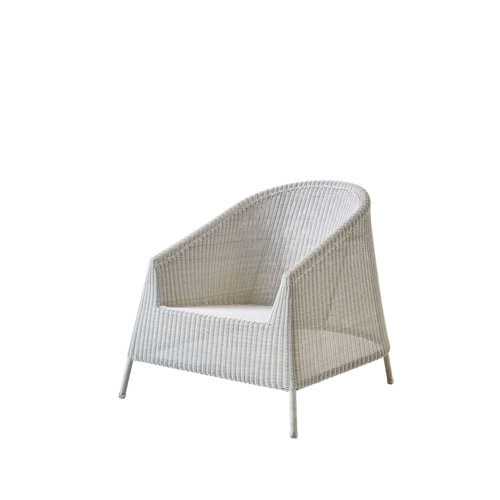 Cane-Line Kingston Lounge Chair, Stackable-Mocca, Cane-line Weave