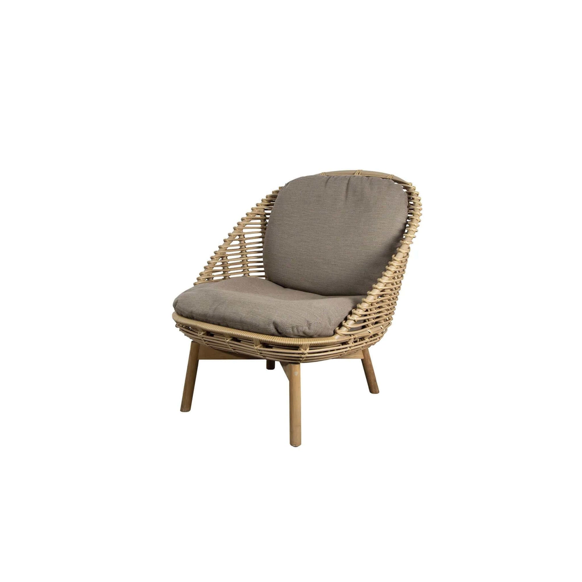 Cane-Line Hive Lounge Chair W/Teak Legs-Default Title