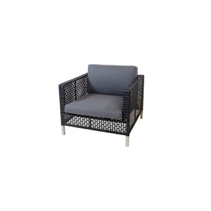 Cane-Line Connect Lounge Chair-Black/Graphite Cane-line Weave