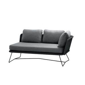 Cane-Line Horizon 2-Seater Sofa Left Module-Light grey, Cane-line Weave