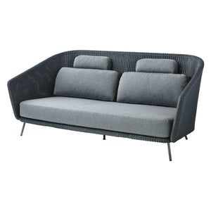 Cane-Line Mega 2-Seater Sofa-Graphite, Cane-line Weave frame