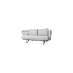 Cane-Line Nest 2-Seater Sofa Outdoor-Natural, Cane-line Weave