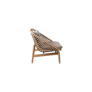 Cane-Line Strington Lounge Chair W/Teak Frame-Natural, Cane-line Weave