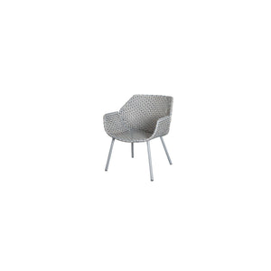 Cane-Line Vibe Lounge Chair-Light grey/Bordeaux/Dusty rose, Cane-line Weave