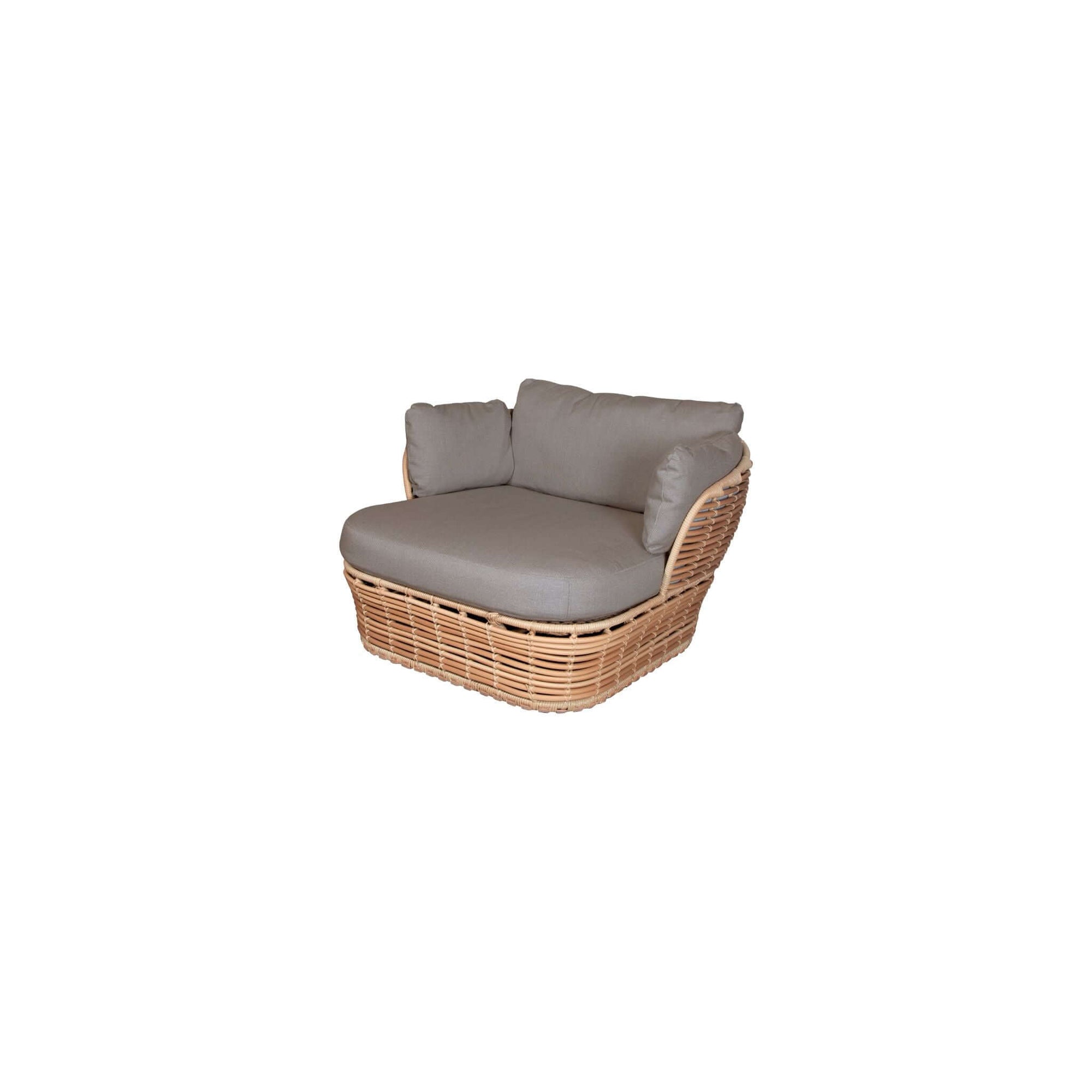 Cane-Line Basket Lounge Chair-Graphite, Cane-line Weave