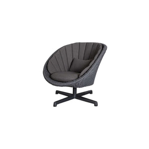 Cane-Line Peacock Lounge Chair W/Swivel Aluminium Base-Default Title