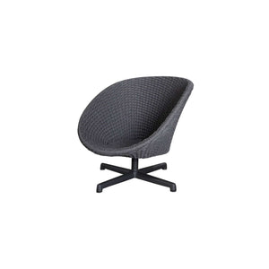Cane-Line Peacock Lounge Chair W/Swivel Aluminium Base-