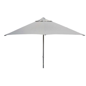 Cane-Line Major Parasol W/Slide System, 3X3 M-Aluminium w/Light grey fabric