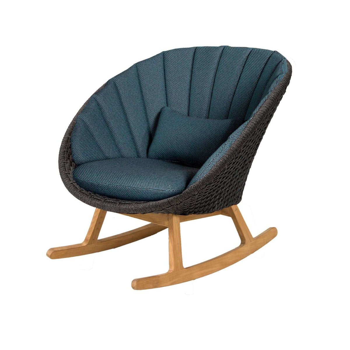 Cane-Line Peacock Rocking Chair W/Teak Legs-