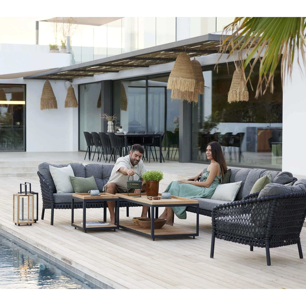 Cane-Line Ocean Large 3-Seater Sofa-