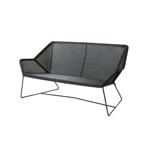 Cane-Line Breeze 2-Seater Sofa-Black, Cane-line Weave