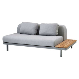 Cane-Line Space 2-Seater Sofa Back Cushion-Light grey, Cane-line AirTouch